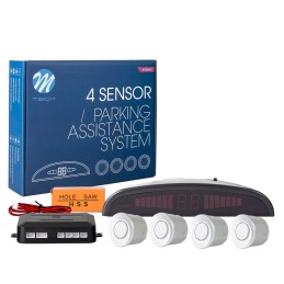 Sensores de aparcamiento CP4 pantalla LED - plateado