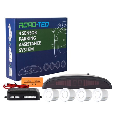 Sensores de aparcamiento CP4 pantalla LED - blanco