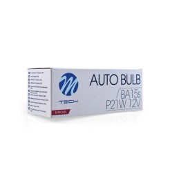 Lámpara M-Tech BA15s 12V/21W S25 CLEAR