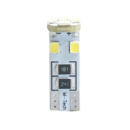 L312W - W5W 8xSMD3528 12V CANBUS Blanco