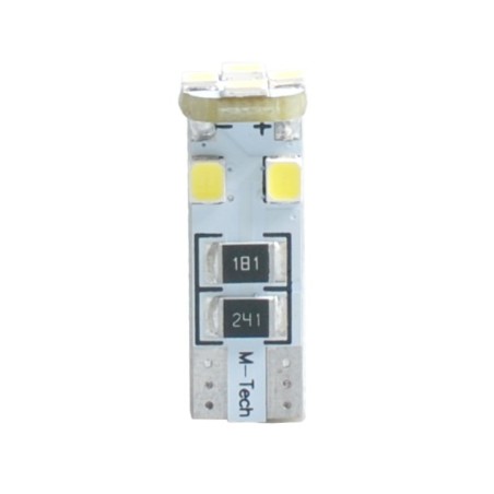 L312W - W5W 8xSMD3528 12V CANBUS Blanco