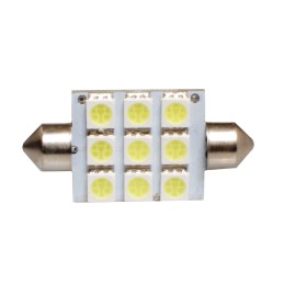L059W - C5W 41mm 9xSMD5050 12V Blanco
                                                                  