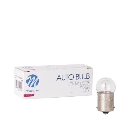 Lámpara M-Tech BA15s 12V/10W G18 CLEAR