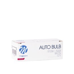 Lámpara M-Tech BA15s 12V/10W G18 CLEAR