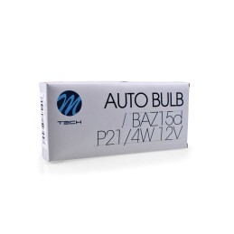 Lámpara M-Tech BAZ15d 12V 21/4W CLEAR