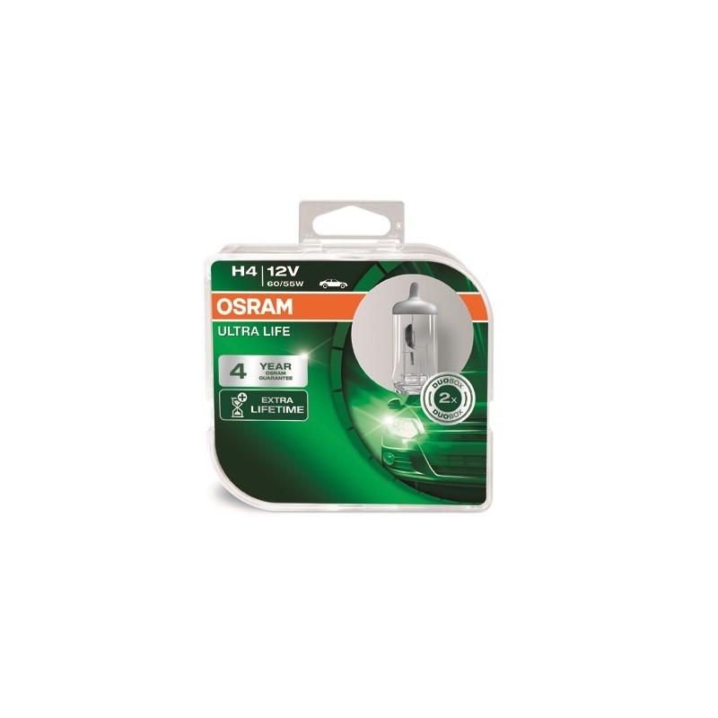 Halogen OSRAM ULTRA LIFE H4 12V 60/55W DUO