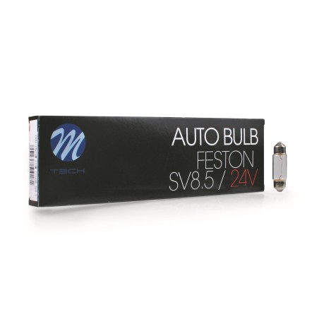 Lámpara M-Tech SV8.5-8 24V/10W T11x36 C10W CLEAR