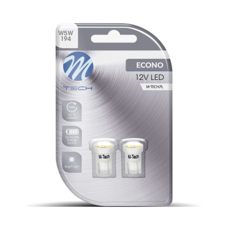 Blister 2x LED L017W - W5W 4xSMD3528 Blanco