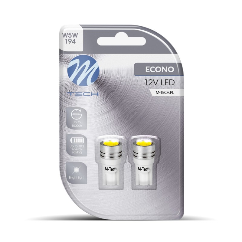 Blister 2x LED L014W - W5W HP Blanco