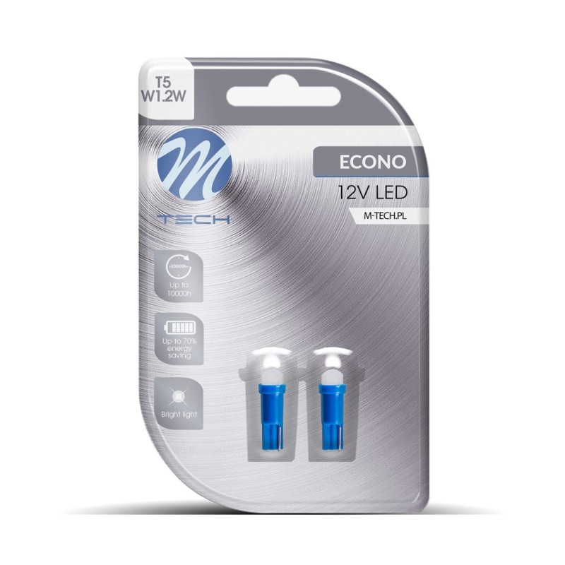 Blister 2x LED L053B - T5 1xSMD5050 Azul