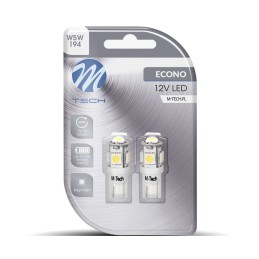 Blister 2x LED L054W - W5W 5xSMD5050 Blanco