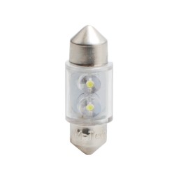 L025W - C5W 31mm 2 x LED 12V Blanco