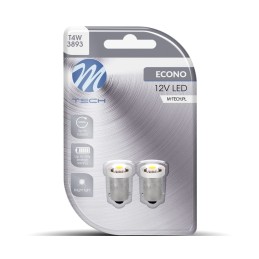 Blister 2x LED L008W - BA9s 12V 1xSMD5050 Blanco