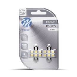 Blister 2x LED L027W - C5W 31mm 6xSMD5050 Blanco