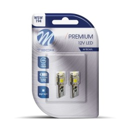 Blister 2x LED L321W - W5W 5xSMD5050 CANBUS Blanco