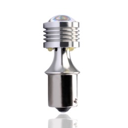 L331W - BA15s 4 x LED CREE 20W 12V Blanco