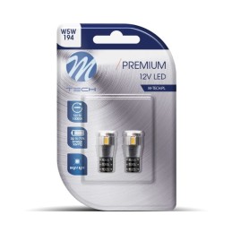 Blister 2x LED L338W - W5W 12V 6xSMD5730 Ring CANBUS Blanco