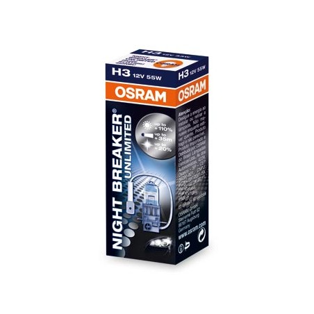 OSRAM NIGHT BREAKER® UNLIMITED H3 &