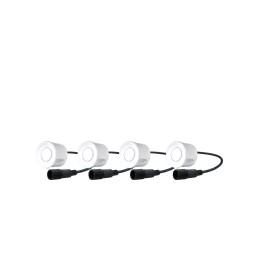 Sensores de aparcamiento CP5 pantalla LED + conectores - blanco
                                                                  