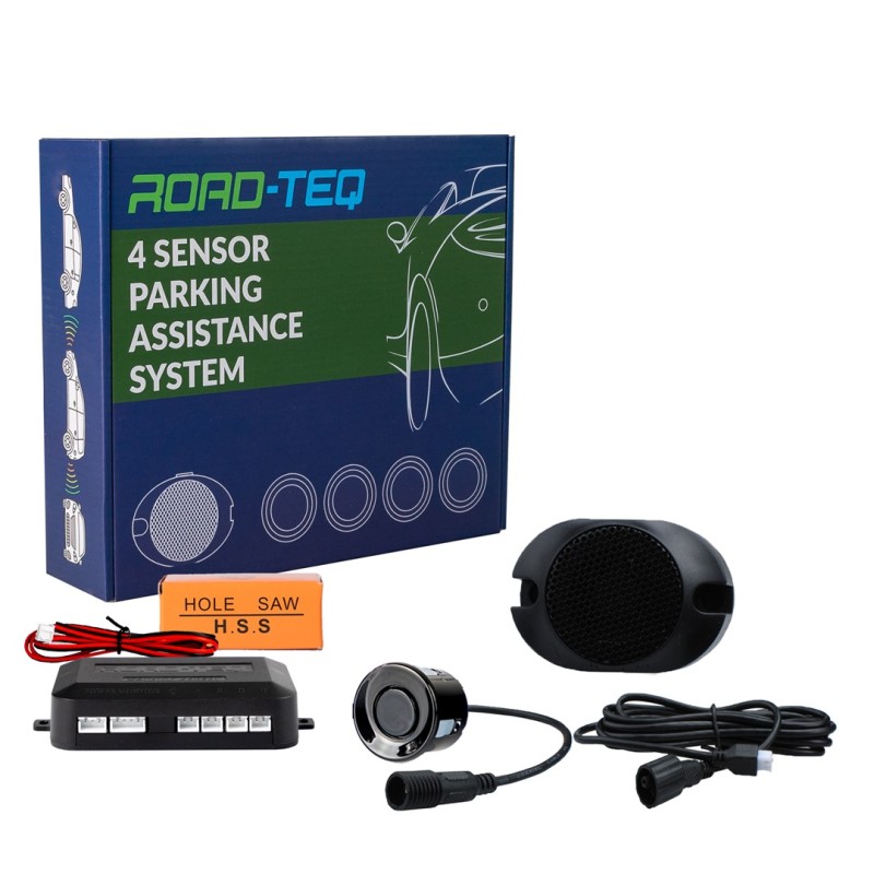 Sensores de aparcamiento CP6 zumbador + conectores - negro