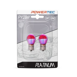 Powertec Platinum BAU15s PY21W S25 21W 12V RAINBOW Blister