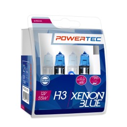 Powertec Xenon Blue H3 12V DUO