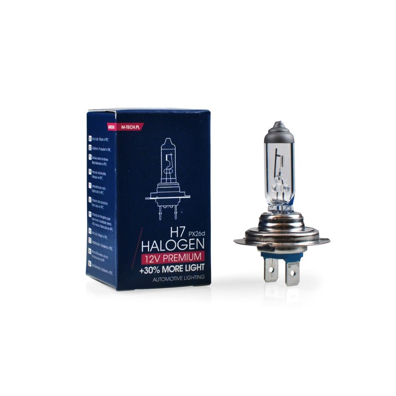 Lámpara halógena M-Tech Premium 12V/55W H7