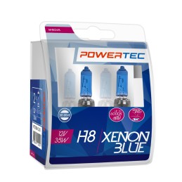 Powertec Xenon Blue H8 12V DUO