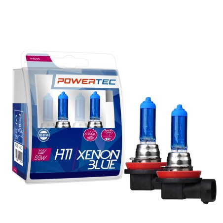 Powertec Xenon Blue H11 12V DUO