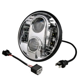 Faro de carretera LED - Redondo 7" 9-36V CROMADO