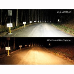 Faro de carretera LED - Redondo 7" 9-36V CROMADO