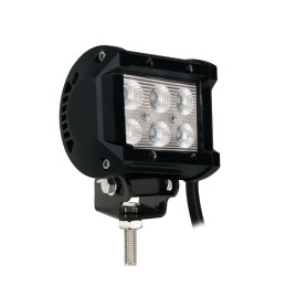 Faro barra LED - Doble fila - Soporte inferior, 18W 4" Flood