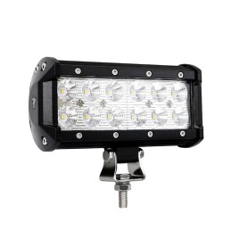 Faro barra LED - Doble fila - Soporte inferior, 36W 6" Flood