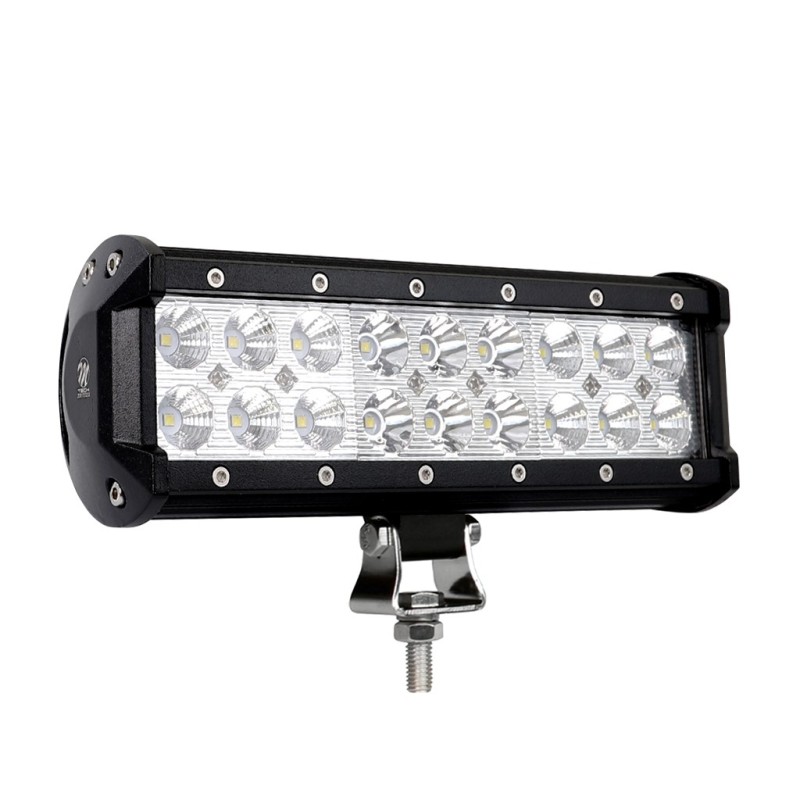 Faro barra LED - Doble fila - Soporte Inferior, 54W 9" Combo