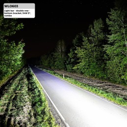 Faro barra LED - Doble fila - Soporte Inferior, 54W 9" Combo