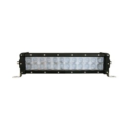 Faro largo alcance, barra LED - doble fila - soporte lateral, 72W 12" Combo