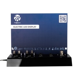 EXPOSITOR eléctrico LED M-Tech + alimentación