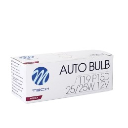 Lámpara M-Tech T19 12V/25/25W P15d-25-1