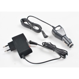 Luz de advertencia 12+3 LED recargable, kit en maleta