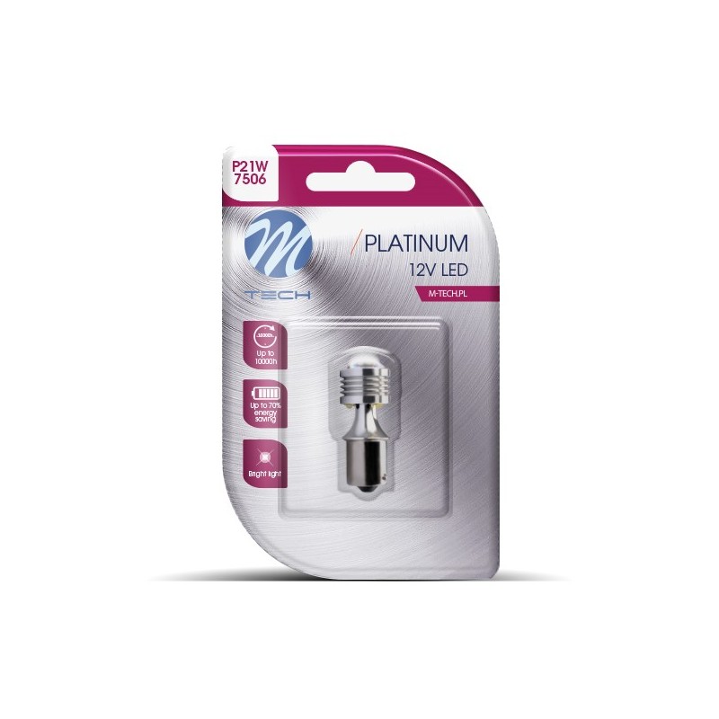 Blister 1x LED L811Y - BA15s 4xHP LED 12-24V Ámbar