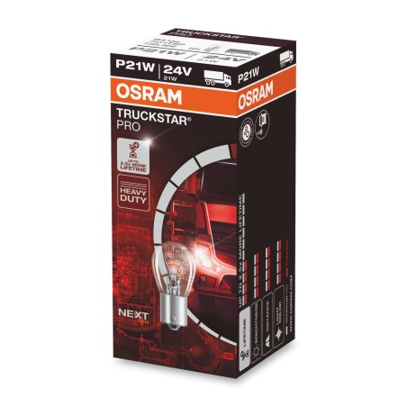 OSRAM TRUCKSTAR PRO NextGen +120% BA15s 24V 21W