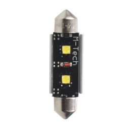 L813W - C5W 36mm 2xHP LED 12V Blanco
                                                                  