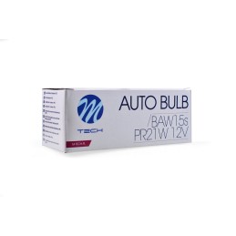 Lámpara M-Tech PR21W BAW15s 12V/21W ROJO