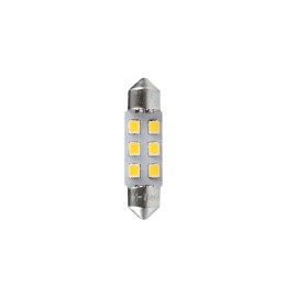 Blister 2x LED L028W - C5W 36mm 6xSMD2835 Blanco
                                                                  