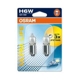 OSRAM Ultra Life 64132ULT-02B BAX9s 12V 6W H6W