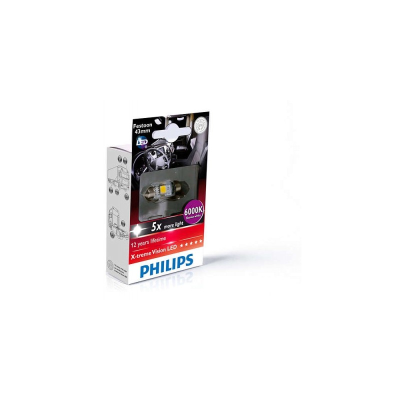 Philips X-tremeUltinon gen2 Fest 10.5x43 LED 24946 6000K 24V 1W X1 24V 1W X1&