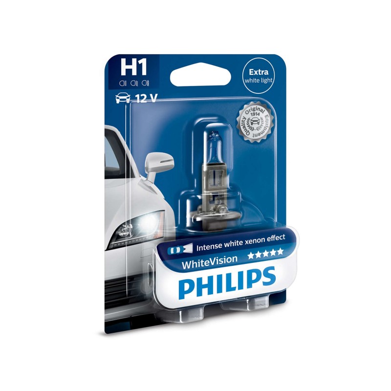Philips H1 WhiteVision 12V55W P14,5s B1 &