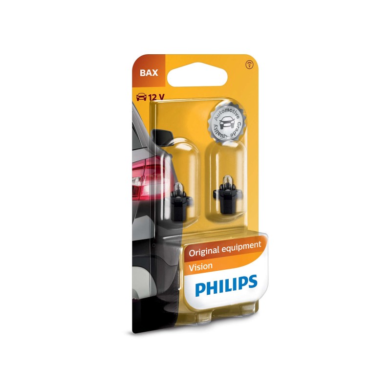 Philips Bax 8,3s/1,35 black 12V1.2W BAX8,3s/1,35 black B2