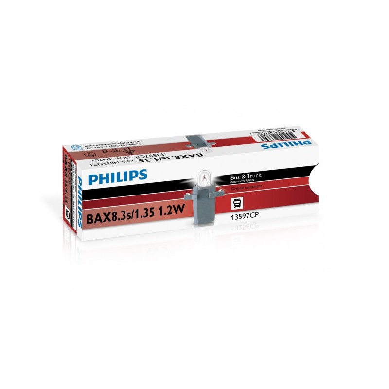 Philips Bax 8,3s/1,35 grey 24V1.2W BAX8,3s/1,35 grey CP