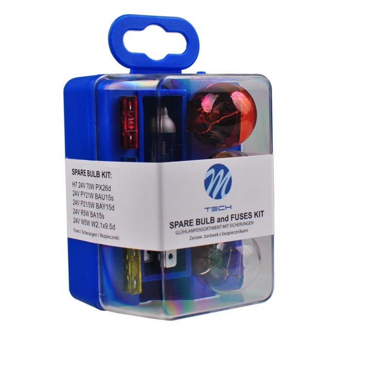 Estuche de lámparas M-Tech H7 24V